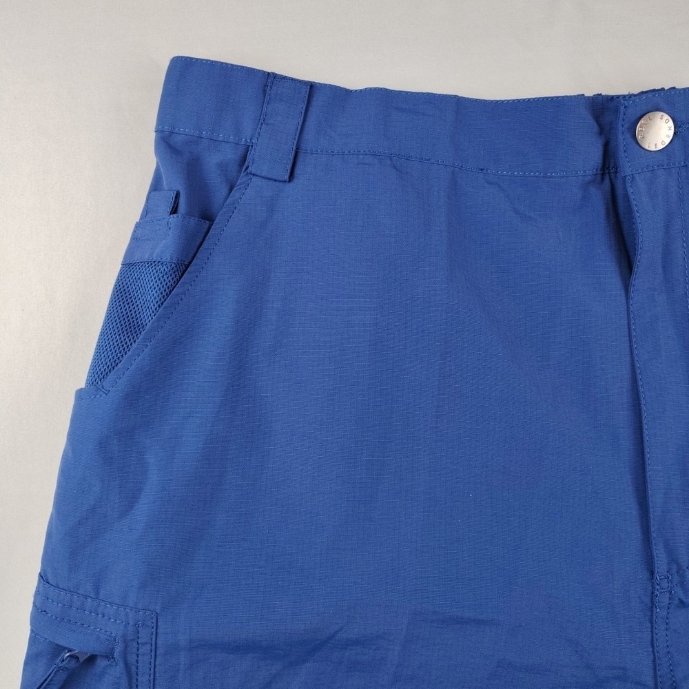Reel Legends Tarpon Performance Shorts Mens XL Blue 7.5" Inseam Lightweight - Picture 6 of 16